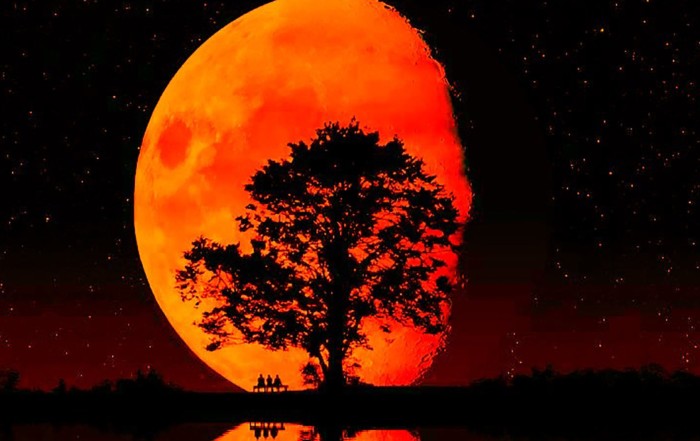 blood moon backdrop