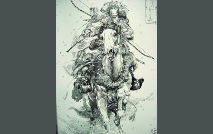 zen warrior on horseback